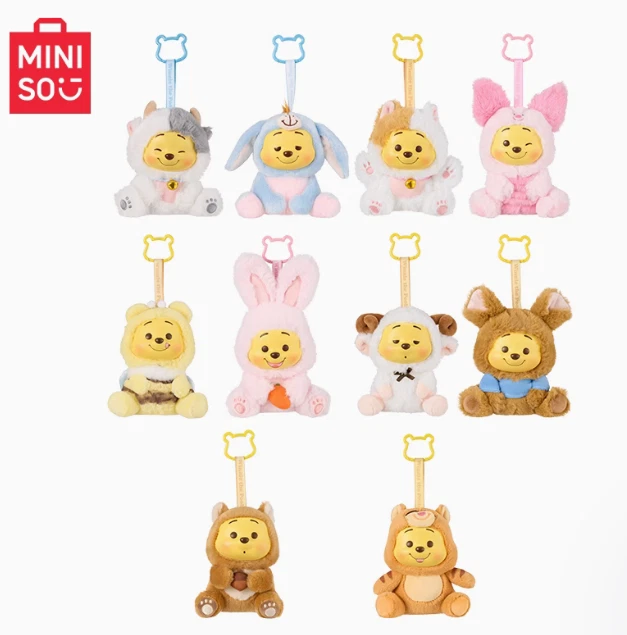 Miniso Winnie The Pooh Plush Vinyl Blind Box Confirmed Figure Toys Hot Gift! - Image 2 of 4