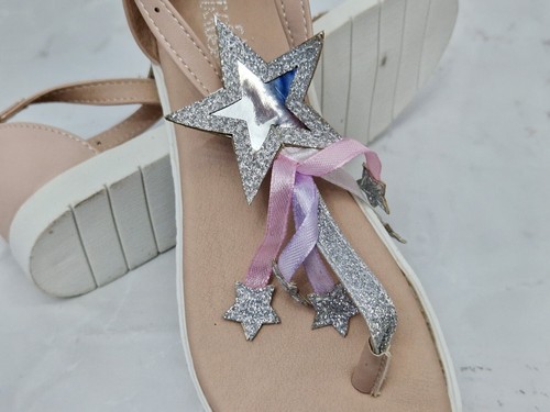 MINI MISS KG Niños Hechizado Desnudo Sintético Estrella Diseño EU 35 UK 2,5 MRRP £49 - Imagen 12 de 15