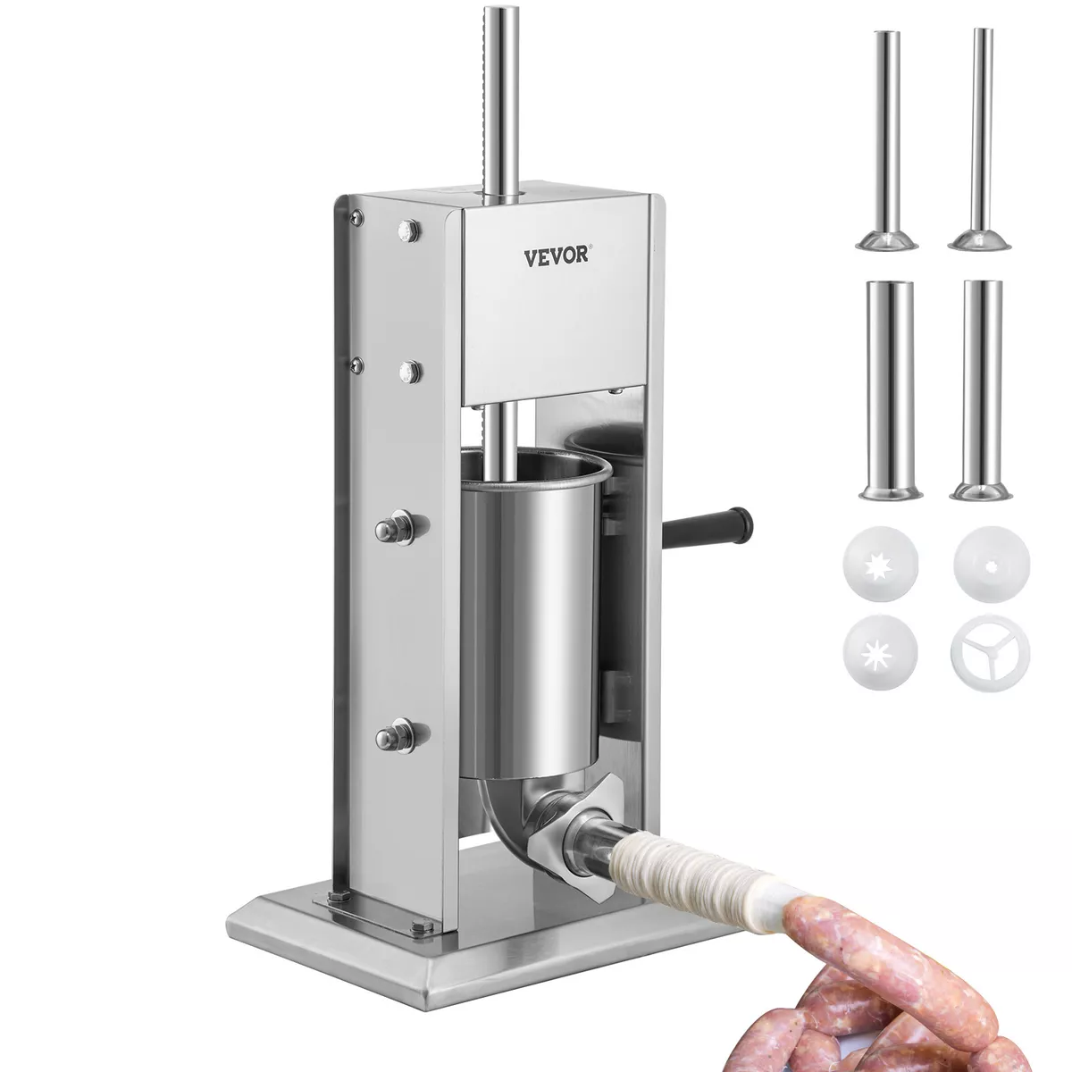Sausage Stuffer Meat Filler Machine 3L Meat Press Stainless Steel