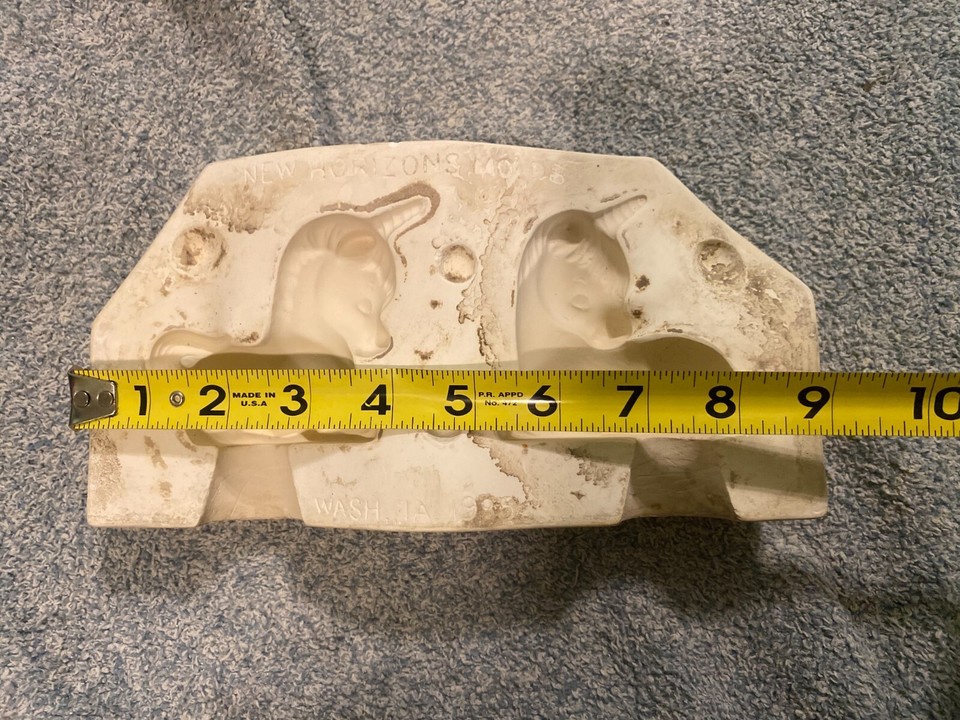 Vintage 1985 New Horizons 'plain unicorns' 502 slip casting mold eBay