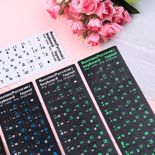 Russian standard keyboard layout sticker letters on replacement A.DI - Picture 6 of 16