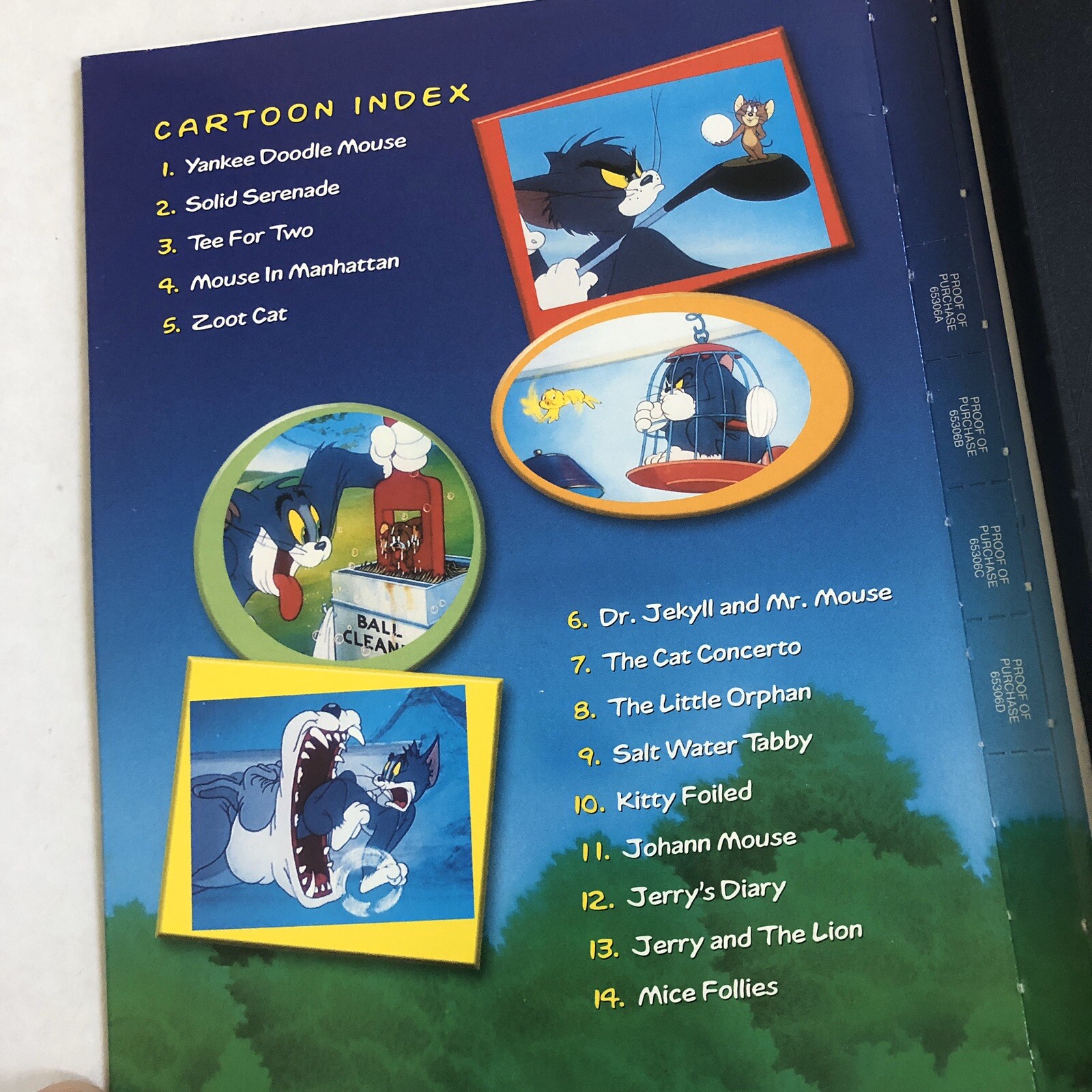 Tom and Jerry's Greatest Chases Snapcase DVD (2002) 14 Greatest