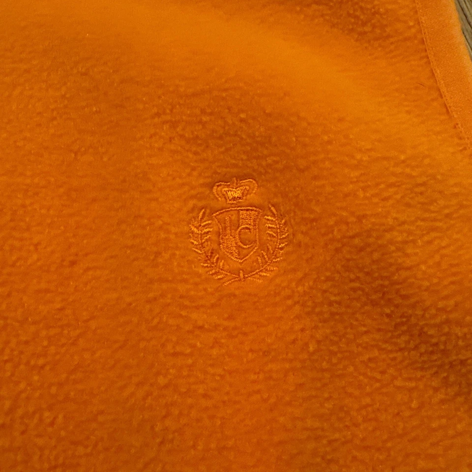 Chaleco polar Ivy Crew naranja talla grande L hecho en Corea 100 % poliéster (34) Foto 2 de 4