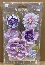 Prima Marketing, 6 Symphony Blend Arietta Lilac Flowers, Assorted Sizes