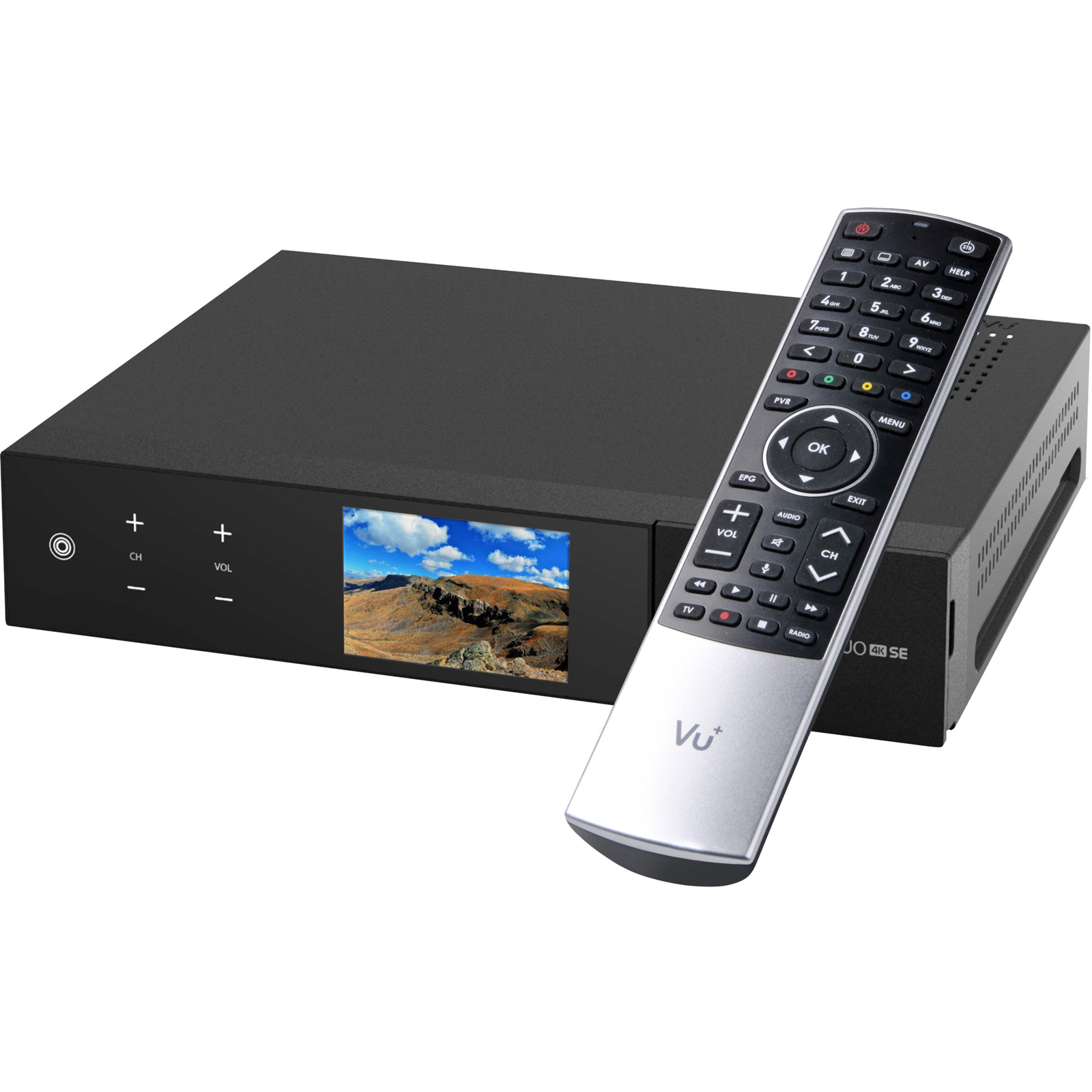 Vu+ Duo 4k Se Bt Edition, Sat-receiver, Schwarz