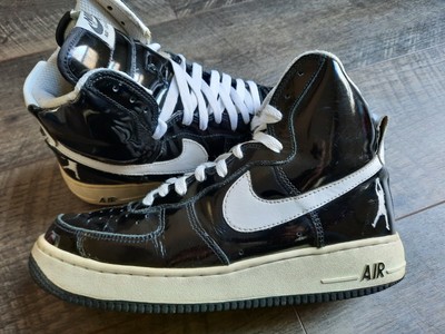 air force one patent leather black