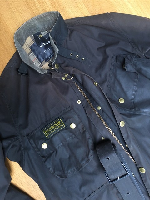 barbour cowen commando wax jacket