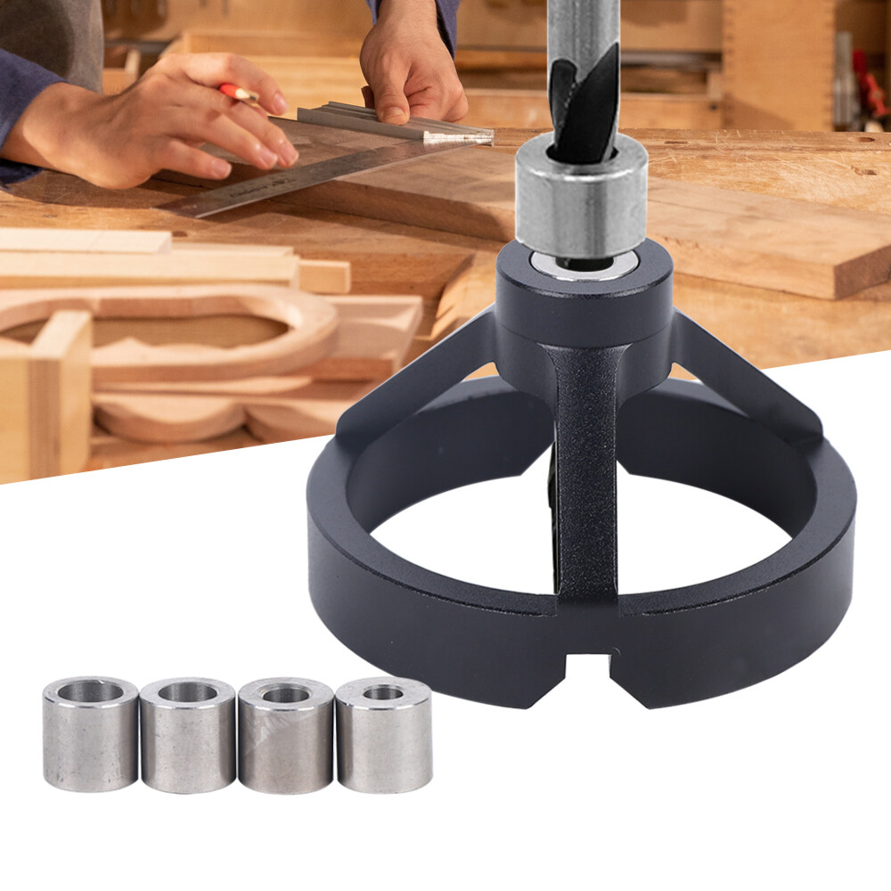 Self-Centering Vertical Doweling Jig Drill Guide Hole Punch Locator Carpentry US