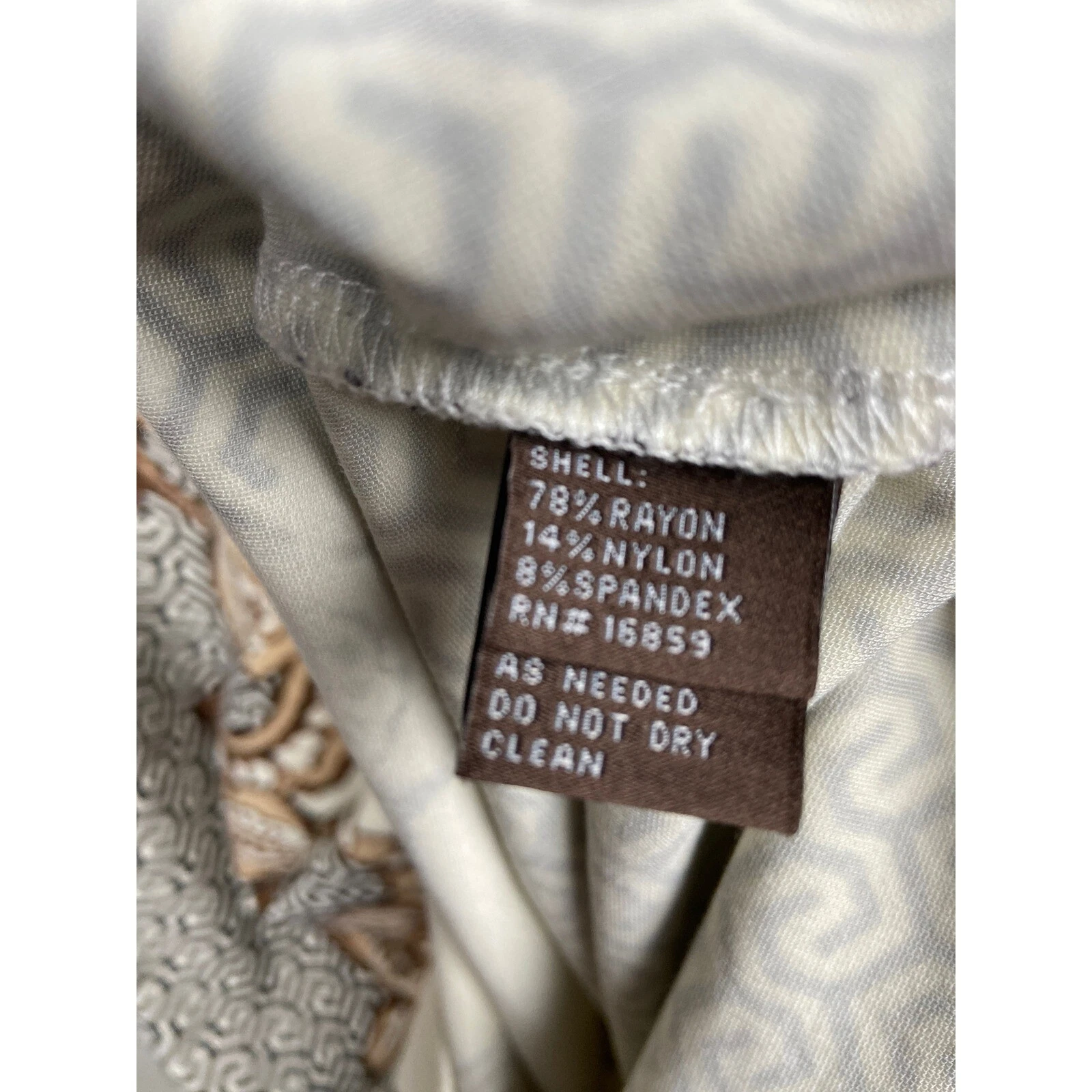 VETEMENTS Abito J.McLaughlin Devon Bainbridge Paisley senza maniche tubino festa elegante M