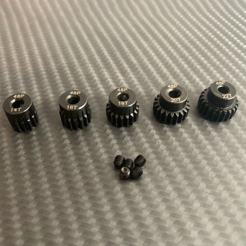 RC 48P Pinion Gear Set 14T 16T 18T 20T 22T Fits Traxxas 1/10 Rustler Slash 2WD. - Picture 3 of 7