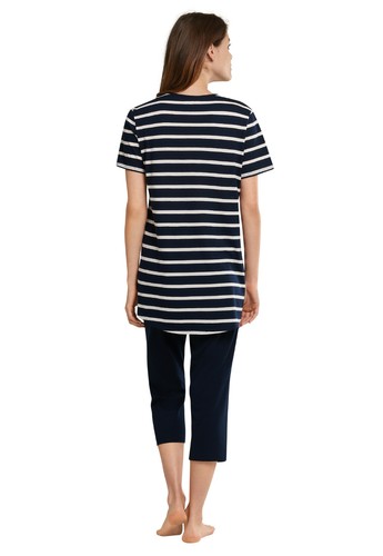 Schiesser Women's 3/4 Long Pajamas 38 40 42 44 46 48 50 52 54 - Picture 2 of 5