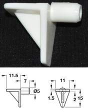 Shelf Support Studs Pins Kitchen Cabinets Bookcases 3mm 4mm 5mm 6mm & 7mm Ikea