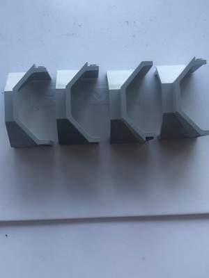 Black Panel 4 x 4 x 6 Corner Concave Part #2467 Blacktron 6987 LEGO 1x Lot