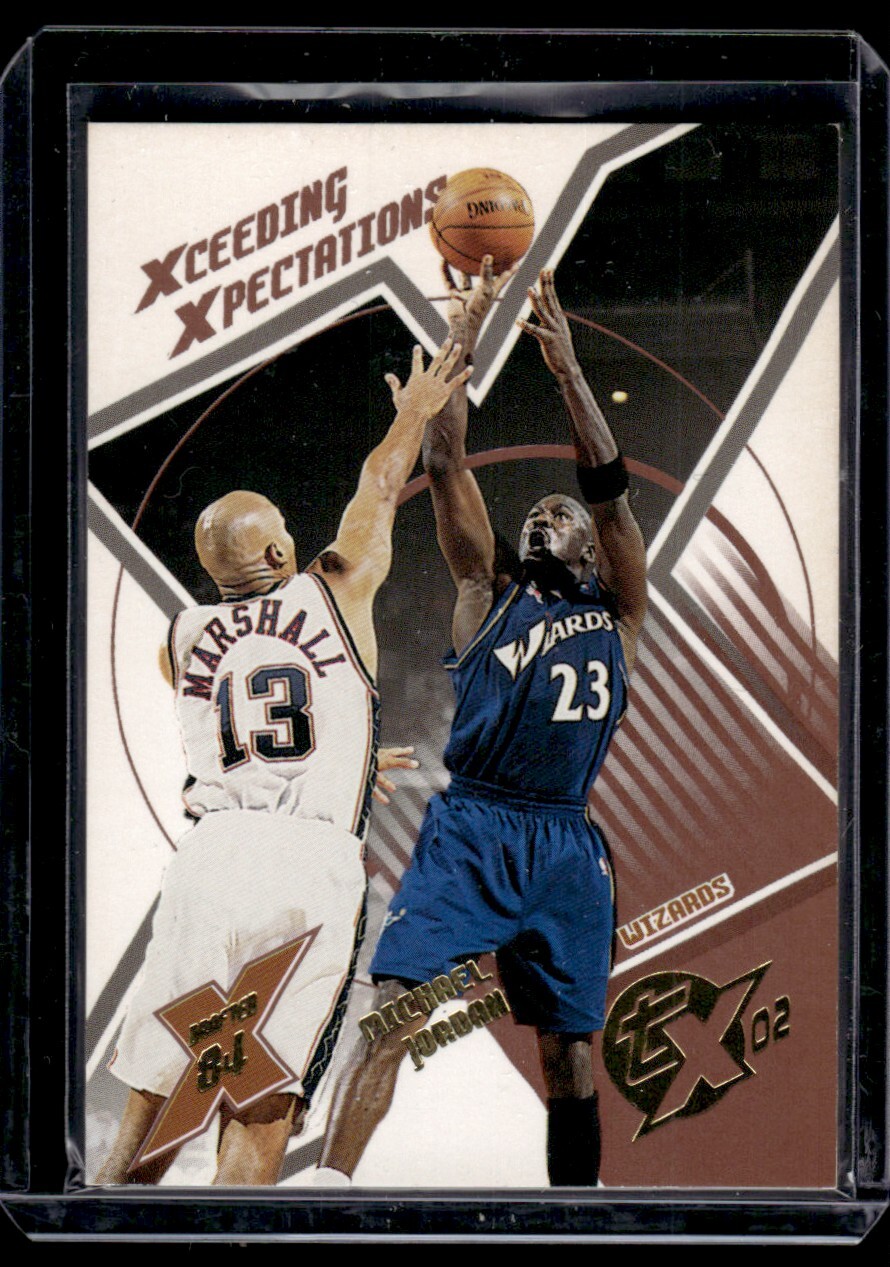 2002-03 Topps XCEEDING Xpectations Michael Jordan Washington Wizards #154 PB