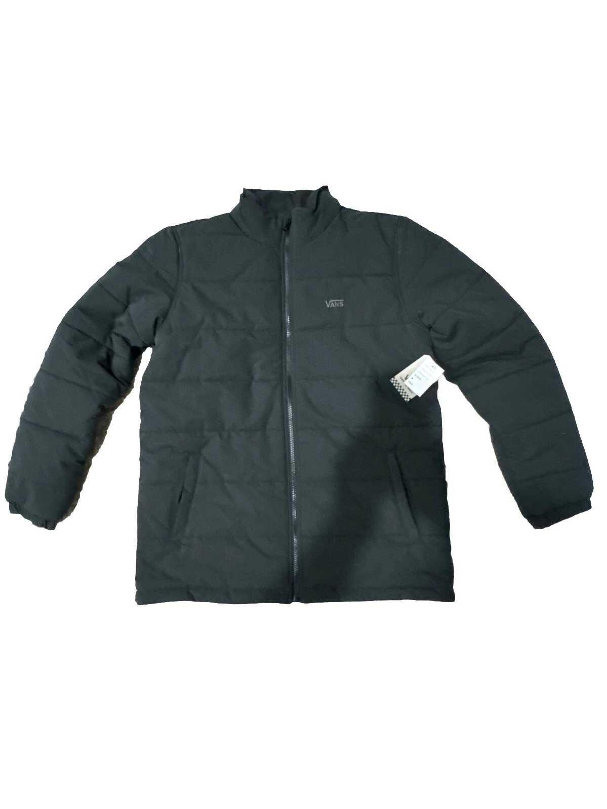Vans Layton Water Resistant Puffer Jacket Black Men’s Size M NEW