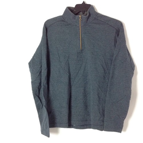 Robert Graham Men's Navy Blue Quarter Zip Sweater Shirt Size XL Longsleeve GUC - 第 1/6 張圖片