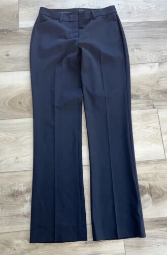 Theory Max 2 Urban Straight Leg Pants Wool Mix Lightweight Size 4