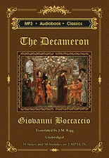 The Decameron - Unabridged MP3 CD Audiobook in DVD case