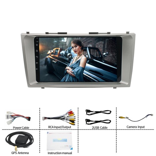 For 2007-2011 Toyota Camry 9" Car Stereo Radio Android 12 Carplay GPS Camera - Bild 2 von 8