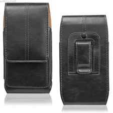 Cell Phone Vertical PU Leather Carrying Pouch Case Cover Holster Belt Loop
