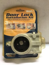 American Tool by Irwin 17105 Bi-Metal Door Lock Installation Kit  Wood
