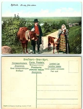 S04-2526, RATTVIK, PA VAG FRAN SATERN, SWEDEN, C1910S POSTCARD, POSTCARD