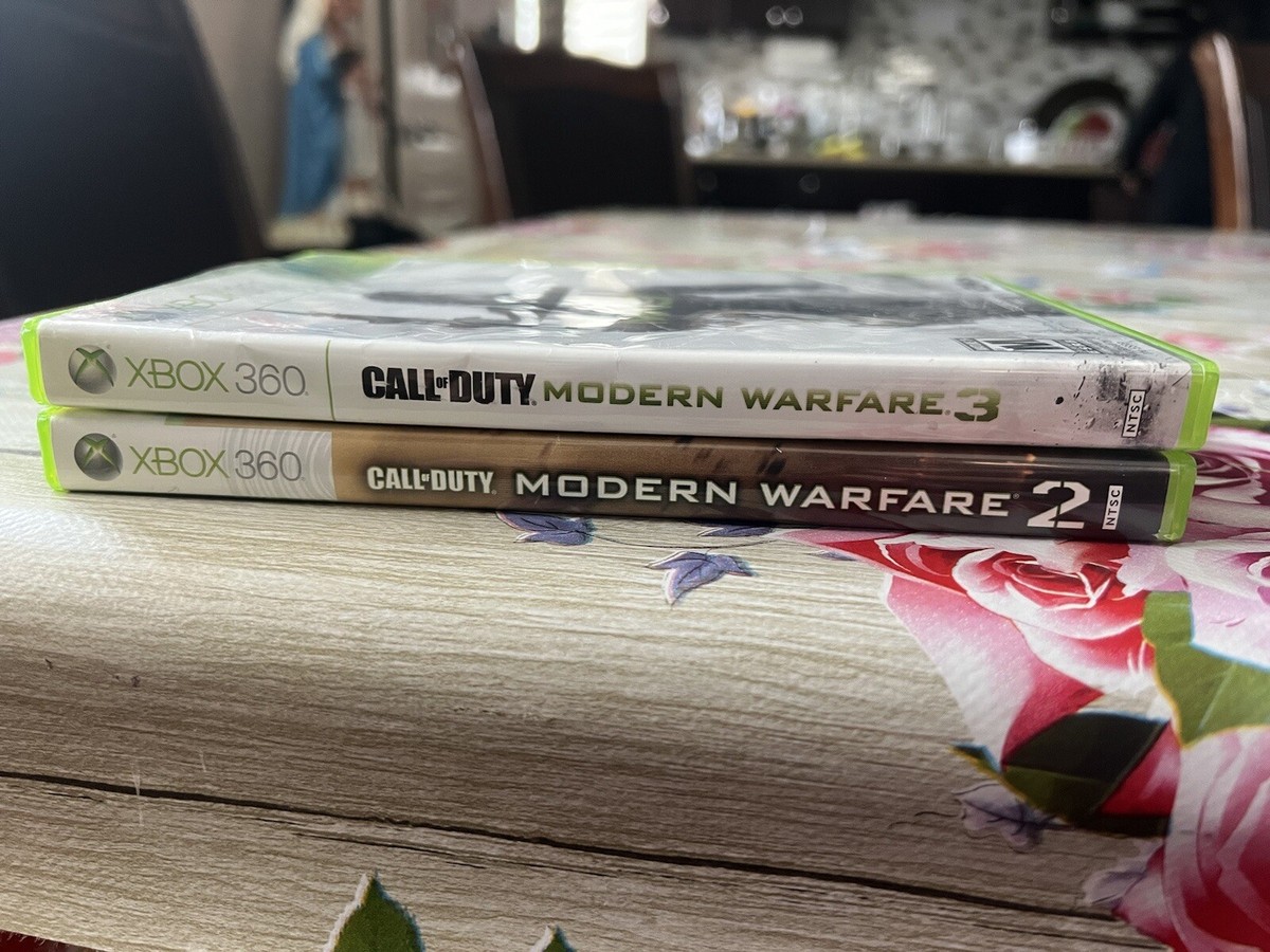 Call of Duty Modern Warfare 2 (NOT FOR RESALE EDITION) and 3 for
