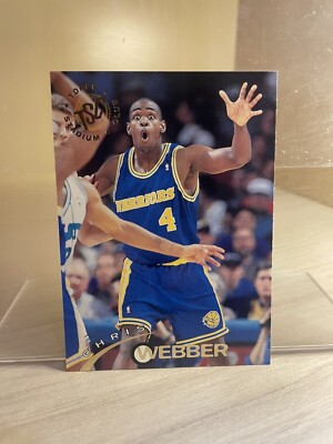 1994-95 Stadium Club Basketball CHRIS WEBBER #9 Golden State Warriors