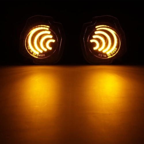 For Suzuki Jimny 2018-2024 LED Turn Signal Light Round Amber Fog Lamps Sides - Picture 7 of 12