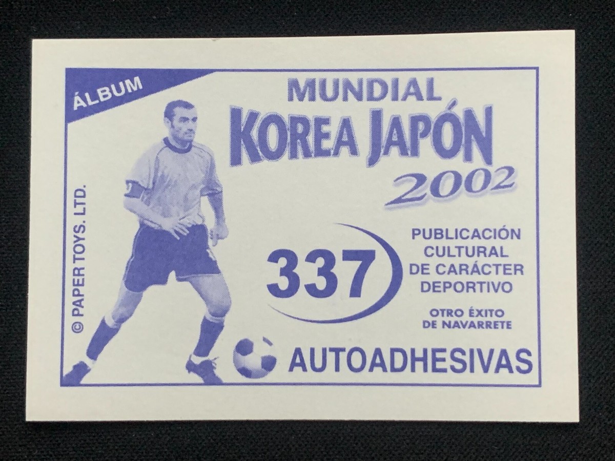 2002 Navarrete Korea Japan World Cup FIFA Ax Sticker #337