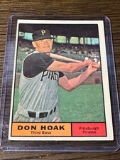 1961 Topps Set Break #230 Don Hoak - NM - Free Shipping