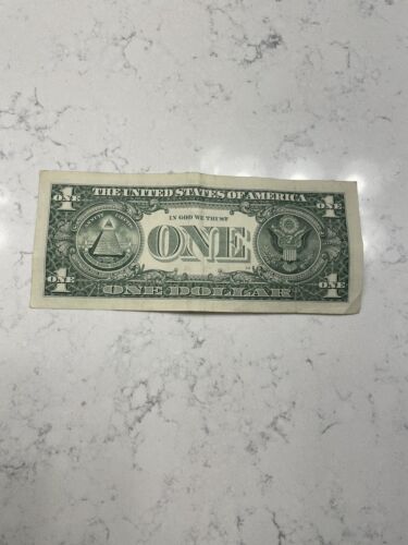 2017 A - $1 Star Note - 3 Of A Kind 666 Rare Star Note - Fancy Serial Number - Picture 3 of 5