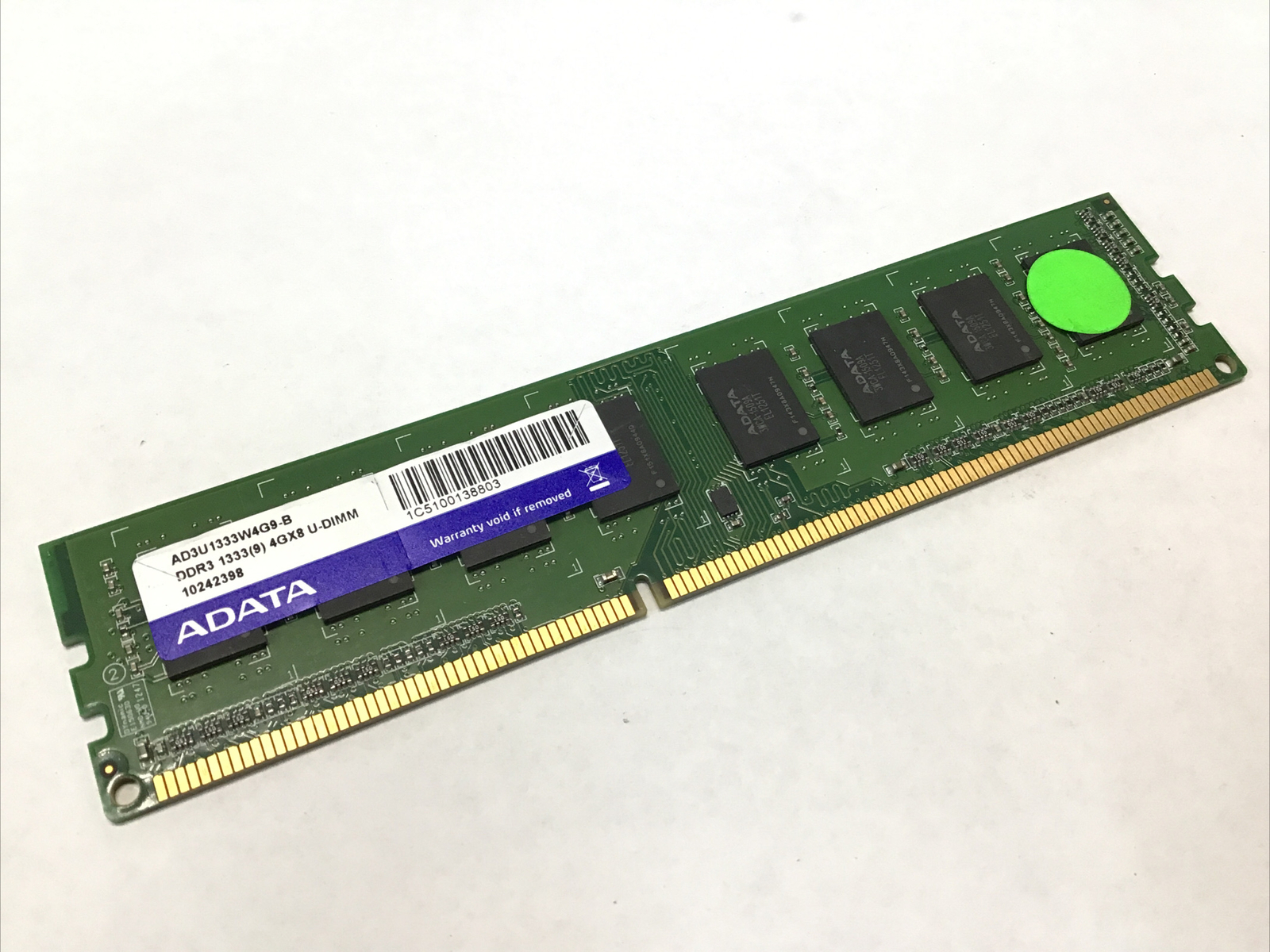 ADATA DDR3 1333 32GB U-DIMMメモリ ADATA DDR3 1333 32GB U-DIMMメモリ