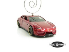 Lambo Lamborghini Estoque Maroon Car Rare Christmas Tree Ornament
