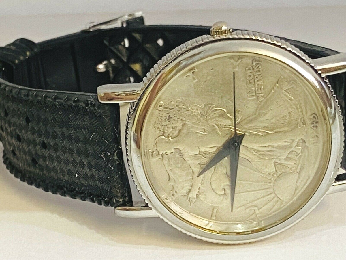 Silver Walking Liberty Half Dollar Coin Watch | eBay