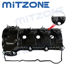 Aluminum Engine Valve Cover Set for 18-18  EDGE 11-19 FORD EXPLORER POLICE 3.5L