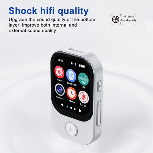 2" Touchscreen Bluetooth 5.4 HiFi Android MP3/MP4 Musik Lesen Video Player - Bild 18 von 26