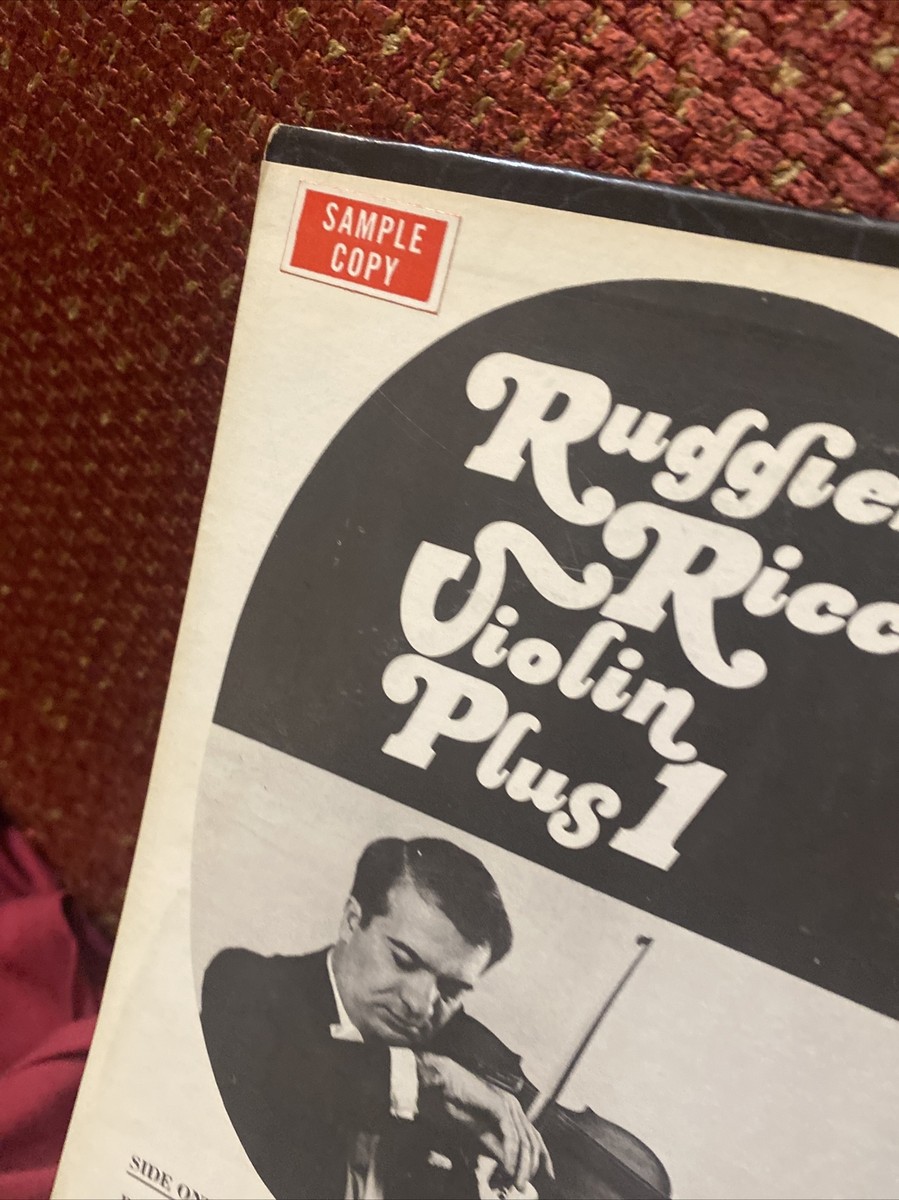RUGGIERO RICCI -VIOLIN PLUS 1 DeccaGOLD LABEL DL 71077 SAMPLE COPY
