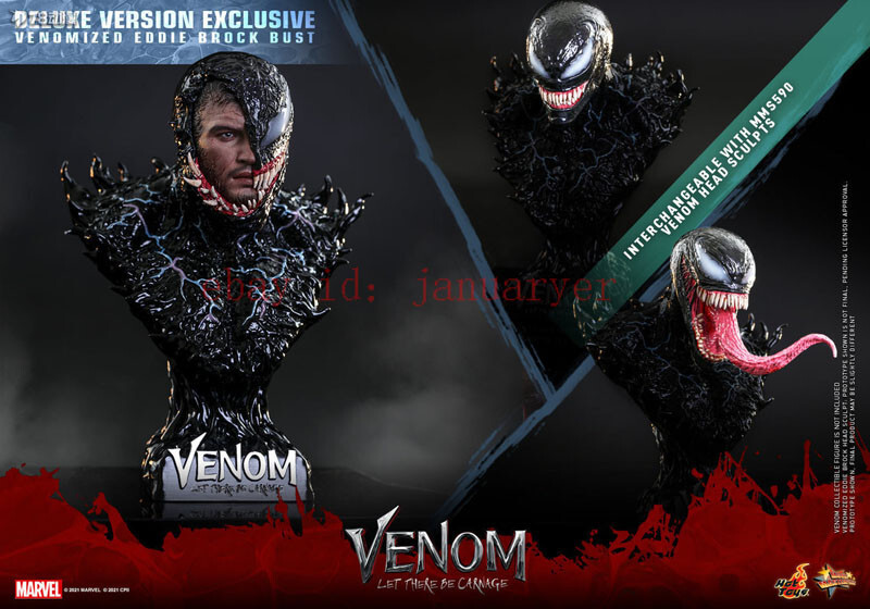 Hot Toys 1/6 Mms620 Venom 2 Carnage Deluxe Version Exclusive