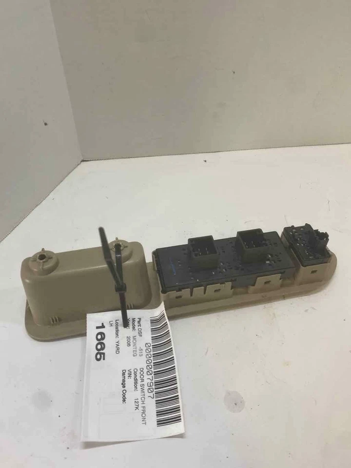 Interruptor maestro ventana puerta conductor delantero MERCURY MONTEGO 05 06 07 Foto 4 de 4