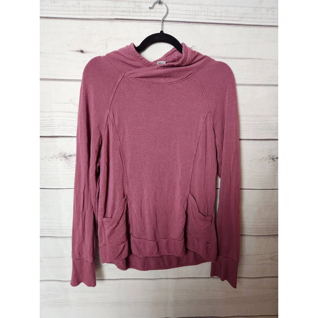 yogalicious pullover long sleeve modal blend stretch shirt