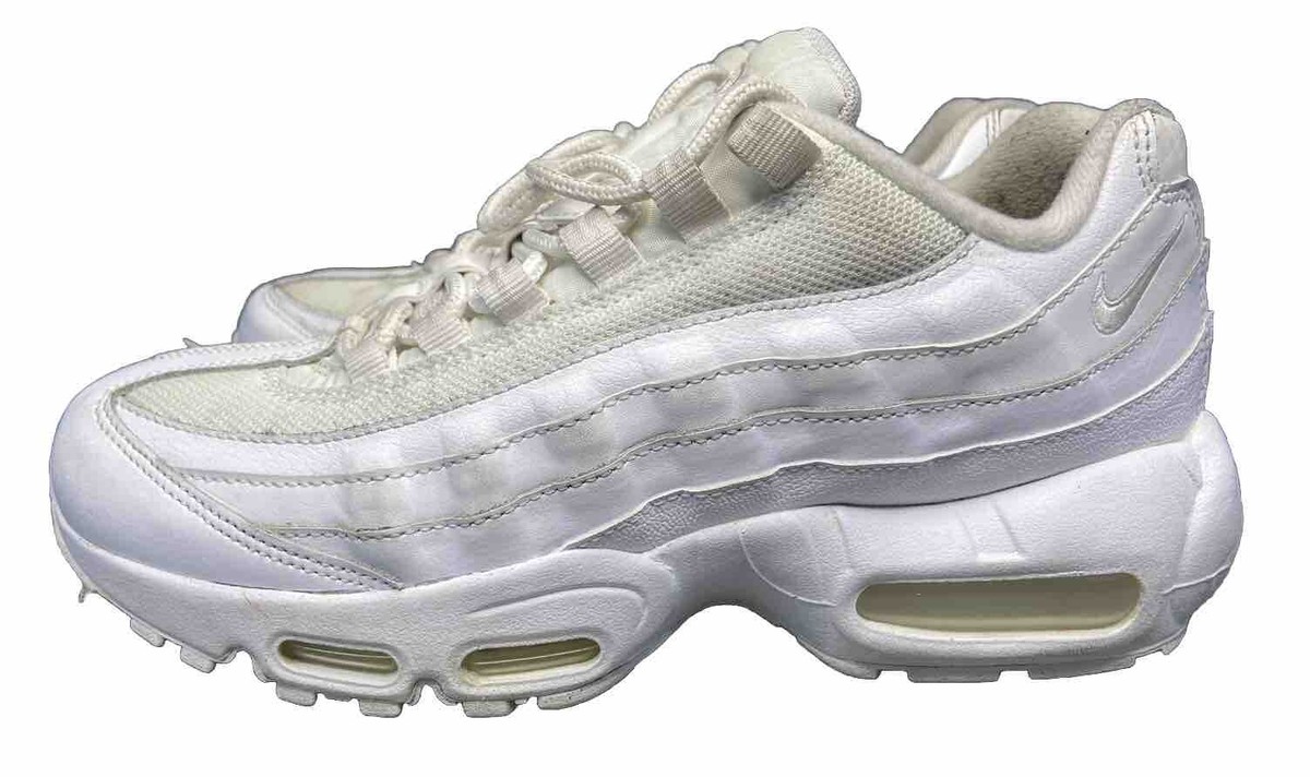 Nike Air Max 95 Recraft GS Triple White Retro Youth's Size