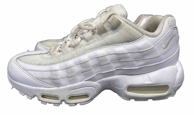 ナイキ キッズ スニーカー Nike Air Max 95 GS - White/White/White Nike Air Max 95 Recraft GS Triple White Retro Youth's Size 7Y