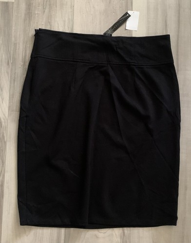 PRESWICK & MOORE WOMENS SZ PXL Petite XL PROFESSIONAL SKIRT BLACK Nwt - Picture 3 of 5
