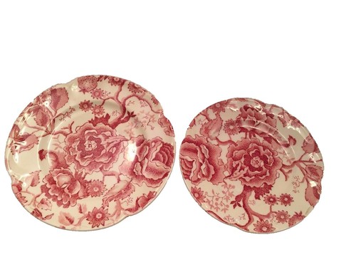 Johnson Bros Blue English Chippendale 11” Divided Grill Plate | eBay