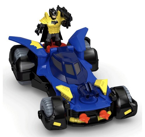 Imaginext DC Super Friends Batmobile Batman Fahrzeug Auto mit Batman Figur - Bild 2 von 4