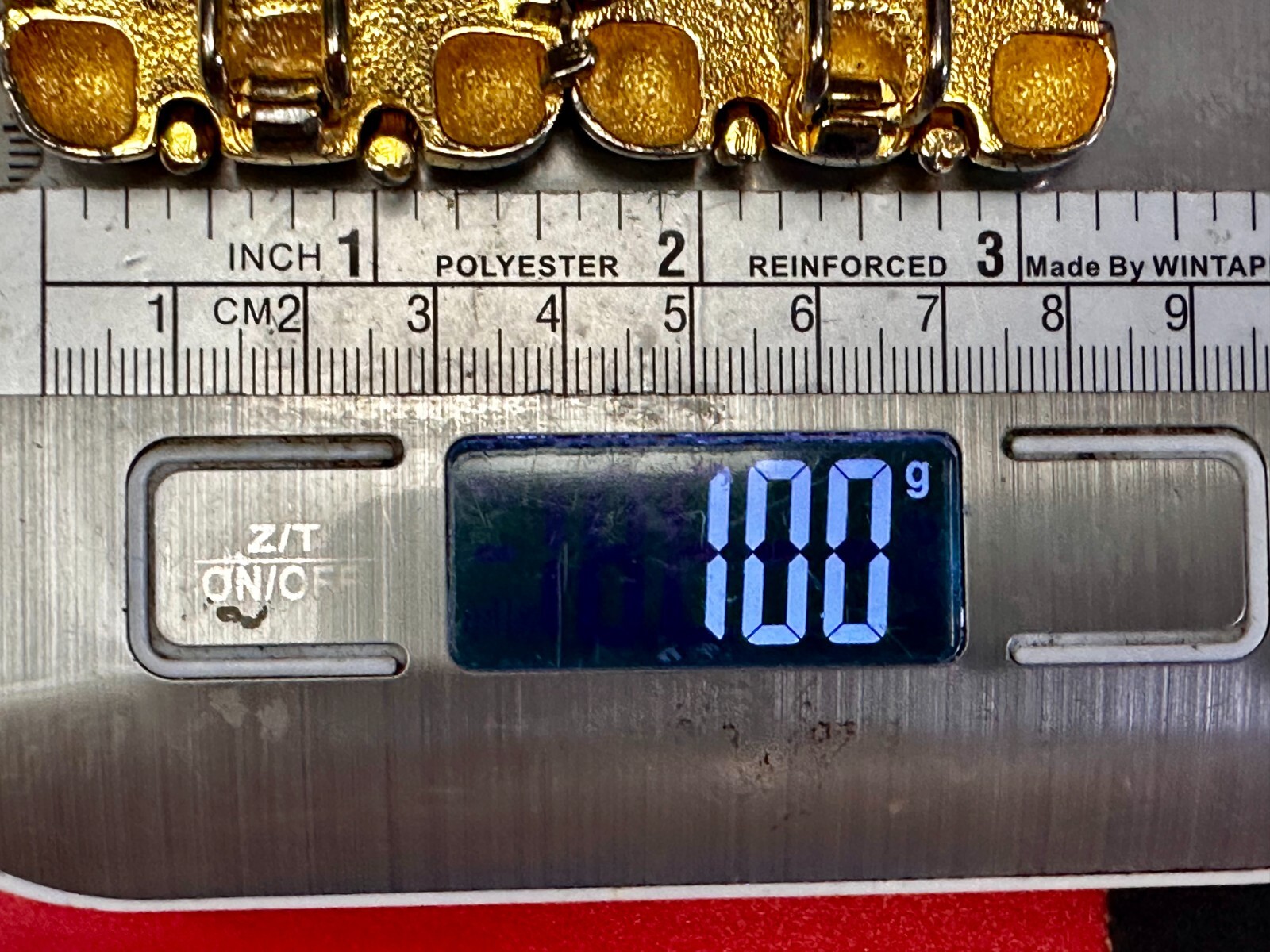 Tic Tax Toe Square Two Piece Interlocking Gold To… - image 11