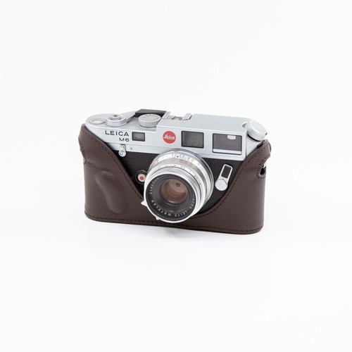 Mr Zhou Brown Leather Half Case for Leica M2 M3 M4 M6 M7 MP Cameras 2021 New Ver - Picture 4 of 15