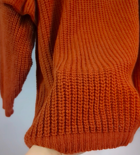 Women Italian Knit Oversized Sweater Jumper One Size Italy Made Casual Plus Size - Picture 6 of 9