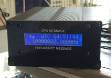 10M GPSDO GPS clock DISCIPLINED OSCILLATOR with LCD display frequency SINE WAVE